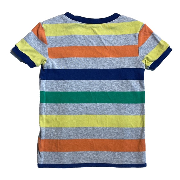 AMAZON ESSENTIALS Kids Striped Shirt/Shorts outfit XS(4-5) - Picture 4 of 13